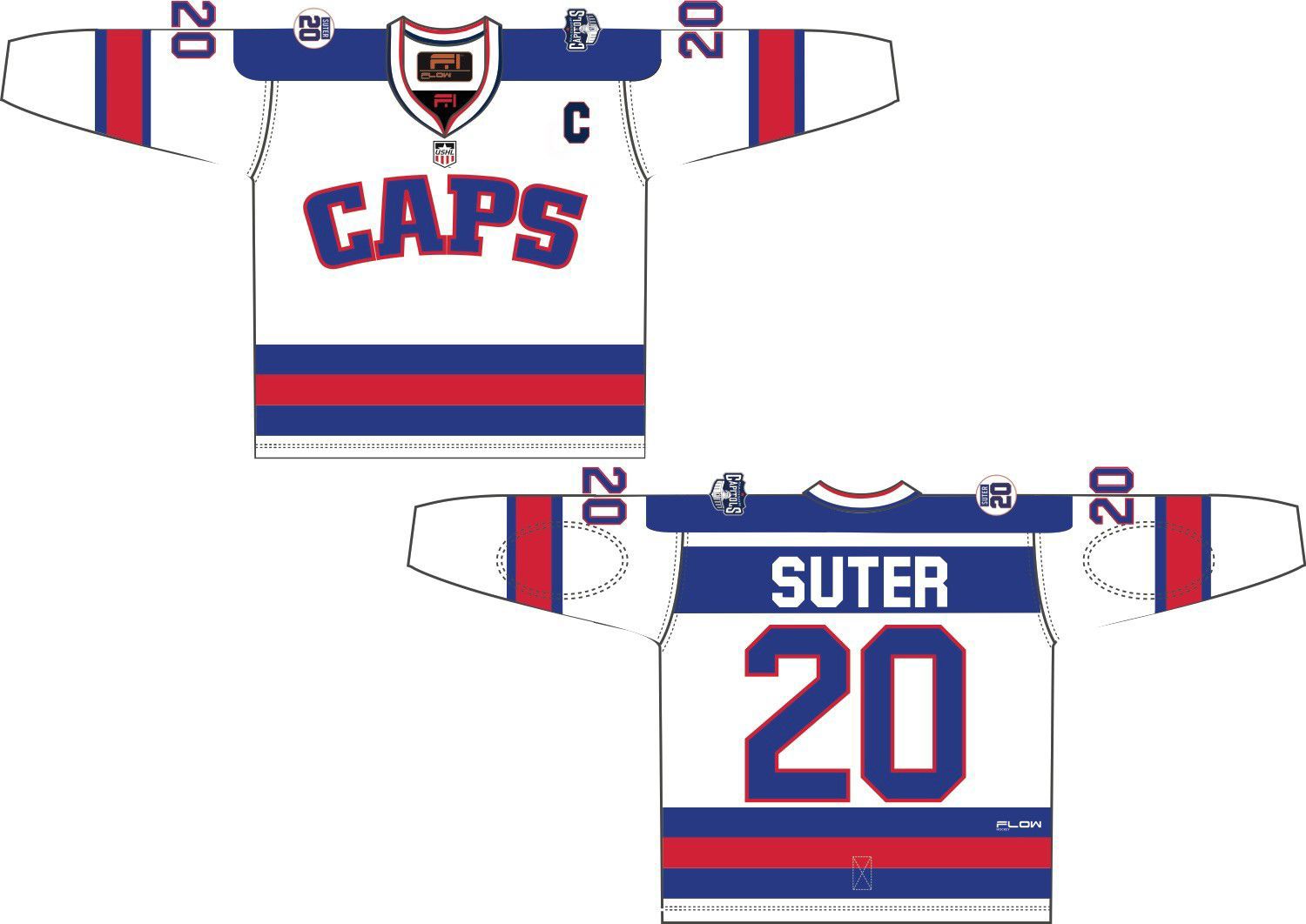 Madison Capitols 1980 jerseys